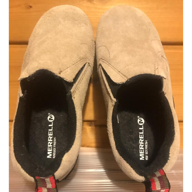 MERRELL(メレル)のメレル　ジャングルモック　キッズ　ほぼ新品 キッズ/ベビー/マタニティのキッズ靴/シューズ(15cm~)(スリッポン)の商品写真