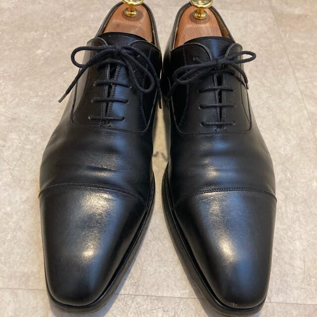 【美品】MAGNANNI サイズ39 ブラック ストレートチップカルミナ