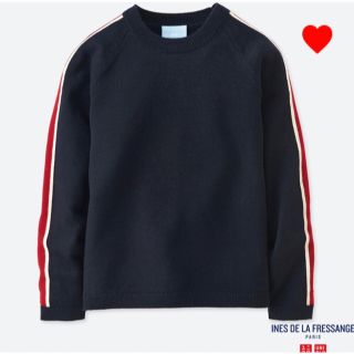 ユニクロ(UNIQLO)の新品　120 イネス  ユニクロ　キッズ　エクストラファインメリノ　セーター(ニット)