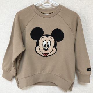 ディズニー(Disney)の完売品 レア ❤️ ディズニー レトロ ミッキー 起毛 トレーナー(Tシャツ/カットソー)