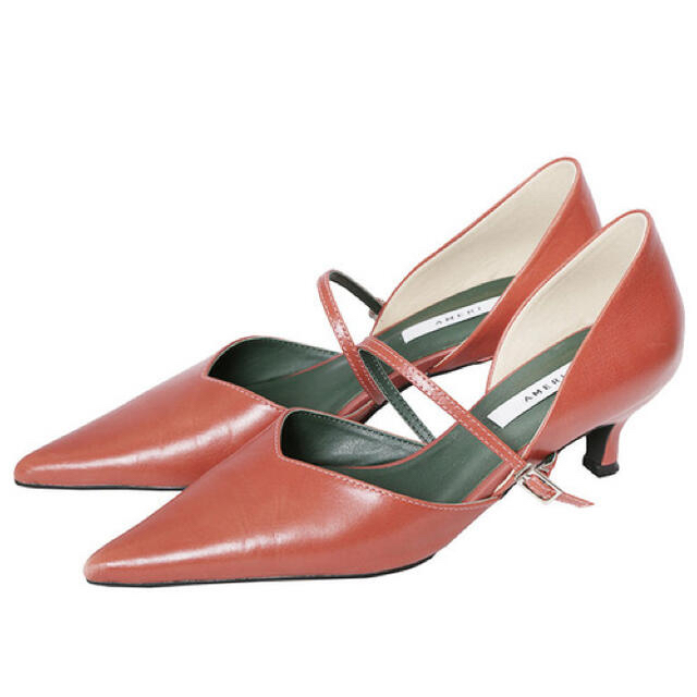 Ameri VINTAGE - ameri V CUT COLOR PUMPS パンプス アメリ Ameri VINTAGE - ameri V CUT COLOR PUMPS パンプス アメリ