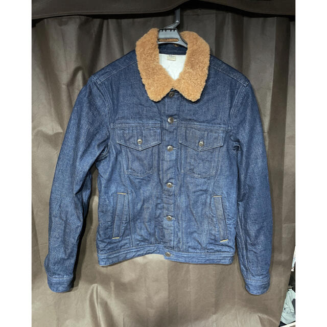 Ron Herman(ロンハーマン)のロンハーマン ボア付きデニムジャケット ブルゾン メンズのジャケット/アウター(Gジャン/デニムジャケット)の商品写真
