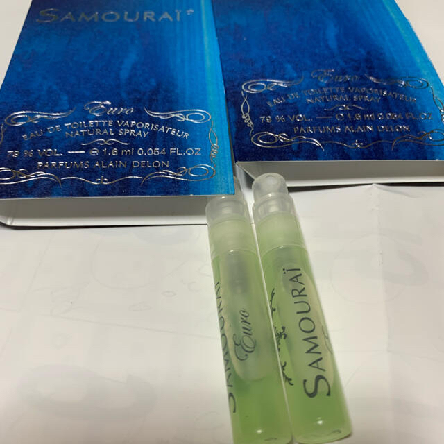 SAMOURAI(サムライ)のサムライユーロオーデトワレ1.6ml×２個 コスメ/美容の香水(香水(男性用))の商品写真
