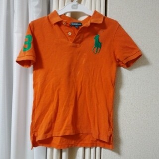 ポロラルフローレン(POLO RALPH LAUREN)のラルフローレン半袖ポロシャツ130cmオレンジ(Tシャツ/カットソー)