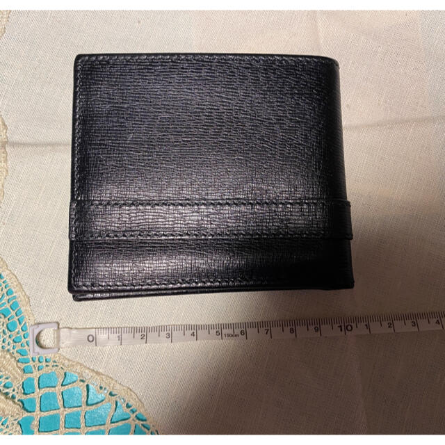 グッチ・ブラック二つ折り財布（未使用、実家保管品） 4