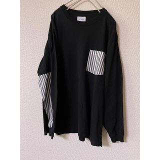 ビームス(BEAMS)のビームス BEAMS 袖ストライプ切り替えロンT(Tシャツ/カットソー(七分/長袖))