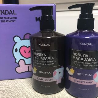 ボウダンショウネンダン(防弾少年団(BTS))のKUNDAL BT21 クンダル ヘアケアセット WHITE MUSK (シャンプー/コンディショナーセット)