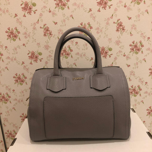 FURLA アルバ サッチェル バッグ 2way ショルダーバッグ ボストン 黒