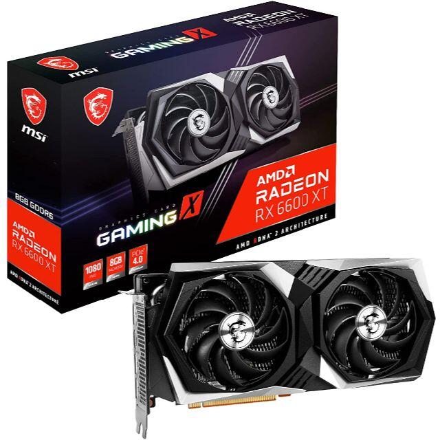 新品 MSI Radeon RX6600XT GAMING X 8G