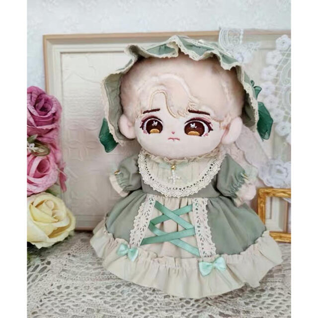 A1020★20cmぬいぐるみ ぬい服 コスチューム 宮廷風ドレス 4色 エンタメ/ホビーのおもちゃ/ぬいぐるみ(ぬいぐるみ)の商品写真