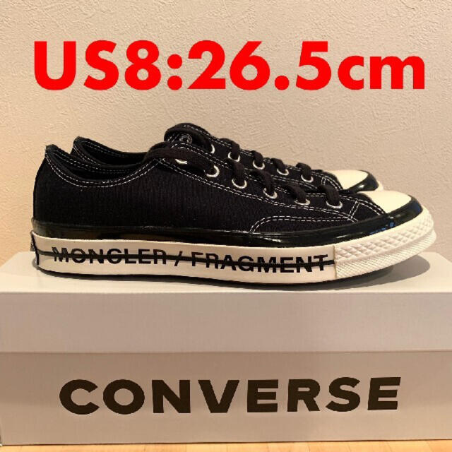 CONVERSE(コンバース)のFragment Moncler Converse CT70 26.5 メンズの靴/シューズ(スニーカー)の商品写真