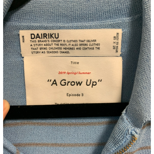 dairiku 20ss ハーフジップポロ