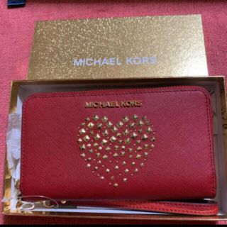 マイケルコース(Michael Kors)の新品♡ タイムセール！！　マイケルコース　ラージ　フラットフォン　ケース　財布(財布)