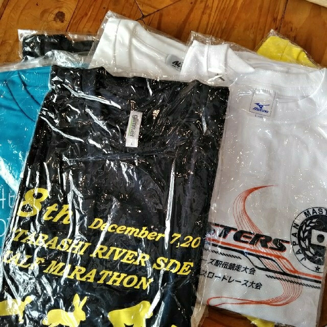 MIZUNO(ミズノ)の【新品・未使用】マラソン大会Tシャツ 9着セット メンズのトップス(Tシャツ/カットソー(半袖/袖なし))の商品写真