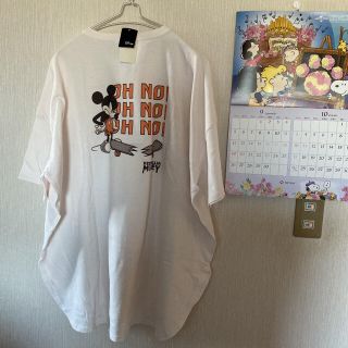 サマンサモスモス(SM2)のお値下げ＊新品＊サマンサモスモスブルー＊【Disney】ミッキービックTシャツ(Tシャツ(半袖/袖なし))