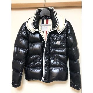 モンクレール(MONCLER)の希少 阪急メンズ館購入正規品 モンクレール ダウン ブランソン 黒 サイズ1(ダウンジャケット)