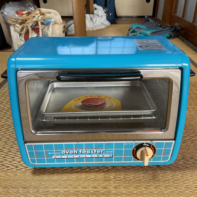 日立(ヒタチ)の日立オーブントースター TO-661 青　昭和レトロ　未使用 スマホ/家電/カメラの調理家電(調理機器)の商品写真