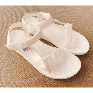 テバ(Teva)のこずえ様専用/中古♡TEVA 25㎝　白　ホワイト(サンダル)