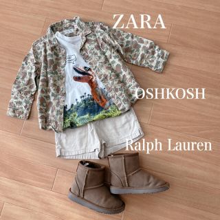 ザラキッズ(ZARA KIDS)の新品商品有り⭐︎ZARA.ラルフローレン.OSHKOSH3点セット売り子供服(ブラウス)