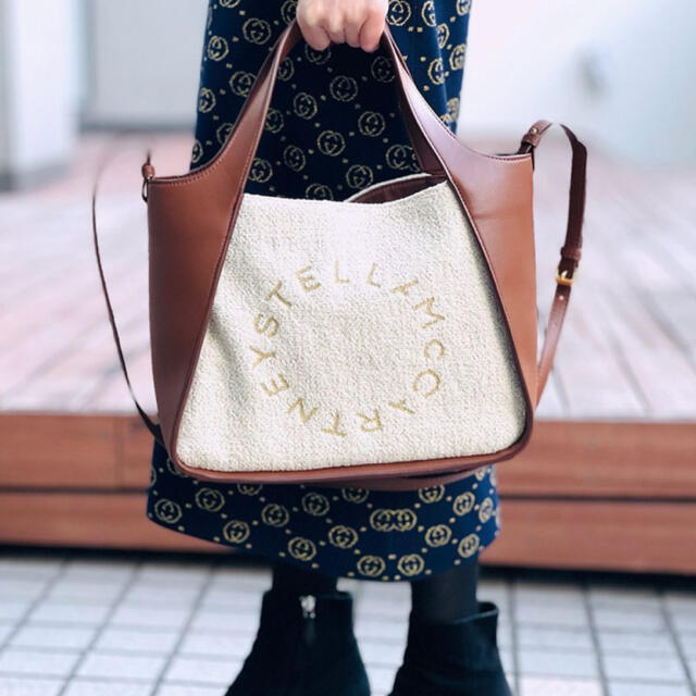 いフォルム Stella 未使用ステラマッカートニー ロゴショルダーバッグ