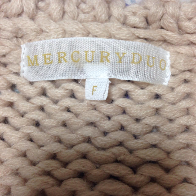 MERCURYDUO(マーキュリーデュオ)のMERCRYDUO ローゲージニット レディースのトップス(ニット/セーター)の商品写真