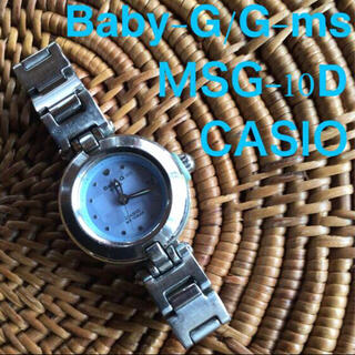 ベビージー(Baby-G)のカシオ　CASIO Baby-G/G-ms MSG-10D ジャンク　小(腕時計)