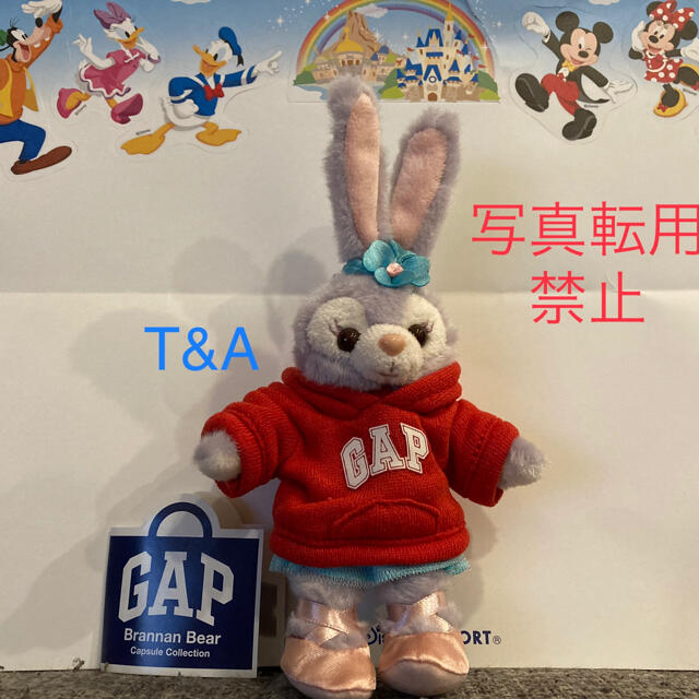 GAP(ギャップ)のGAPガチャ　青パーカー　《ki》 エンタメ/ホビーのおもちゃ/ぬいぐるみ(ぬいぐるみ)の商品写真