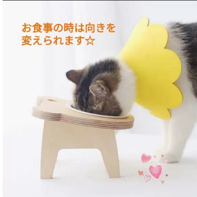 エリザベスカラー　犬　猫　サイズ調整可　病院　ピンク　Ｓサイズ　手術後　柔らかい その他のペット用品(猫)の商品写真