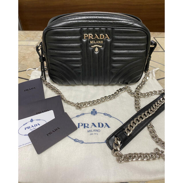 PRADA - プラダ　ショルダーバッグ　ダイヤグラム　チェーン