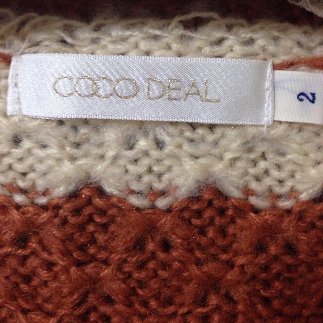 COCO DEAL(ココディール)のCOCODEAL ボーダーニット レディースのトップス(ニット/セーター)の商品写真
