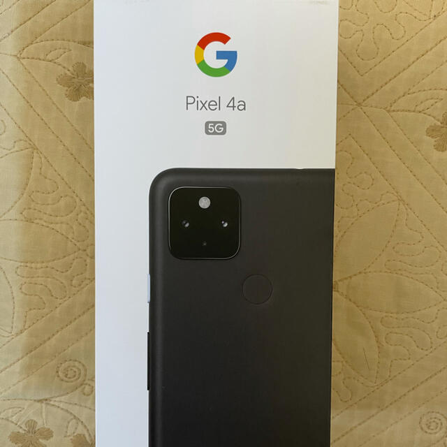 スマホ/家電/カメラGoogle pixel4a 5G Just Black ピクセル4a