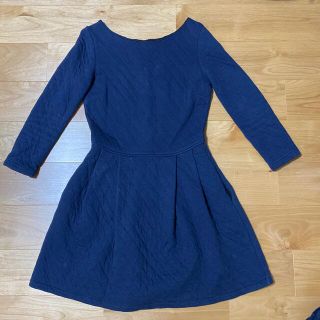 プチバトー(PETIT BATEAU)の★週末限定値下げ　プチバトー　キルティング　ワンピース(ひざ丈ワンピース)