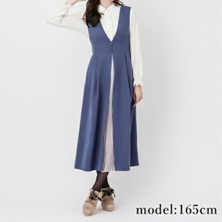 アクシーズファム(axes femme)の❮新品未使用♪︎❯axes femme センタープリーツジャンスカ♪︎(ひざ丈ワンピース)