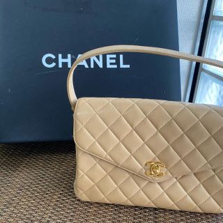 シャネル(CHANEL)のCHANEL シャネル  ベージュ(ハンドバッグ)