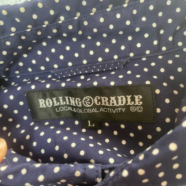 ROLLING CRADLE(ローリングクレイドル)のROLLING CRADLE ロリクレ ドット シャツ メンズのトップス(Tシャツ/カットソー(半袖/袖なし))の商品写真