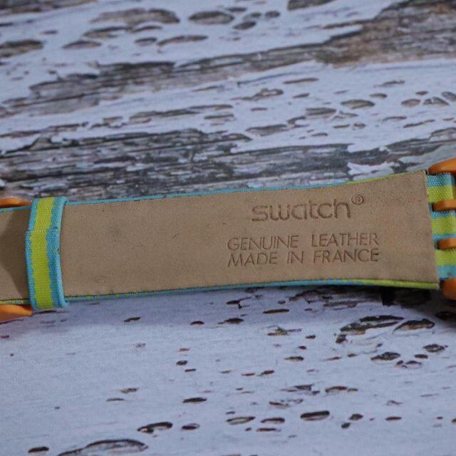 swatch(スウォッチ)の【稼働品】スウォッチ 腕時計 レディース クォーツ ストライプ レディースのファッション小物(腕時計)の商品写真