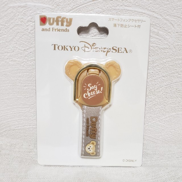 Disney(ディズニー)の【新品】ダッフィー★スマホリング スマホ/家電/カメラのスマホアクセサリー(その他)の商品写真