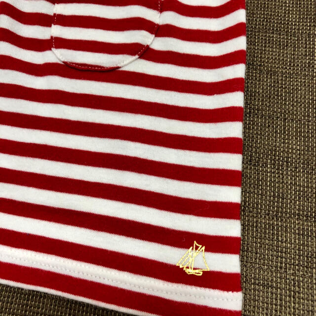 PETIT BATEAU(プチバトー)の美品♡プチバトー　ワンピース　12m キッズ/ベビー/マタニティのベビー服(~85cm)(ワンピース)の商品写真