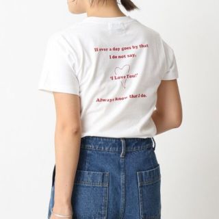 スピックアンドスパン(Spick & Span)のプリントTシャツ　U by SPICK&SPAN(Tシャツ(半袖/袖なし))