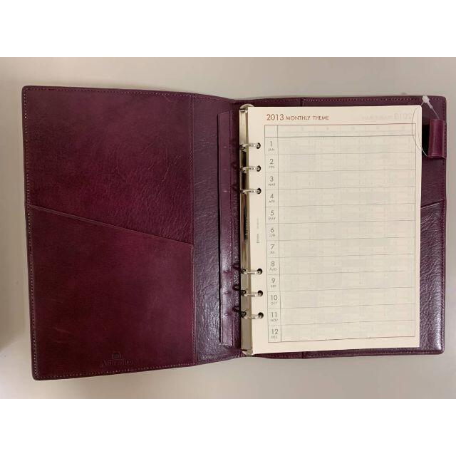 再入荷 アシュフォード 手帳美品 - パープル - その他