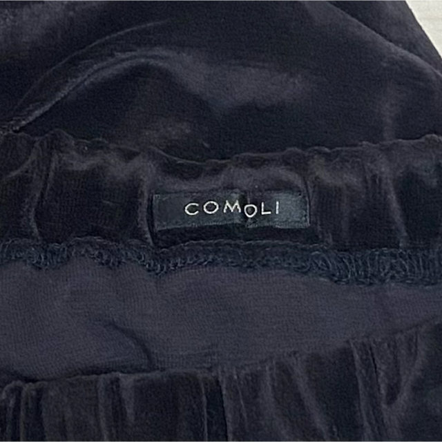 COMOLI(コモリ)のCOMOLI 20AW ベロアジャージトラックパンツ 2 メンズのパンツ(その他)の商品写真