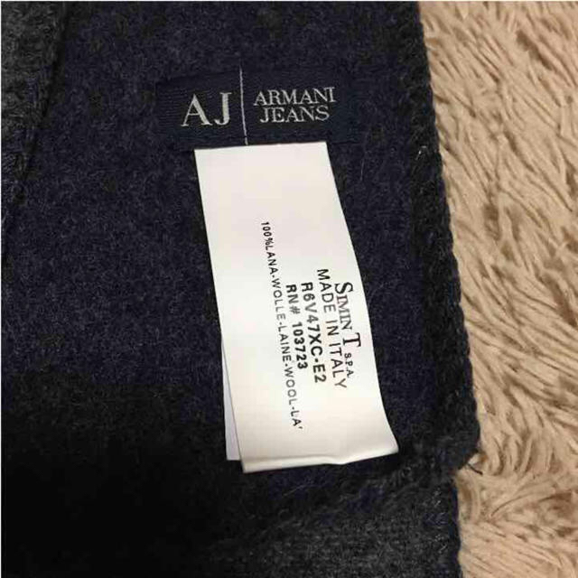 ARMANI JEANS(アルマーニジーンズ)の【新品】ARMANIJEANSマフラー メンズのファッション小物(マフラー)の商品写真