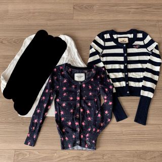 アバクロンビーアンドフィッチ(Abercrombie&Fitch)のアバクロンビー  ホリスター　ニット カーディガン  2点セット(カーディガン)