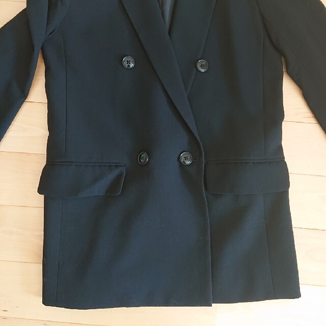 オーバーサイズジャケット(BLACK)インナーセット レディースのジャケット/アウター(テーラードジャケット)の商品写真