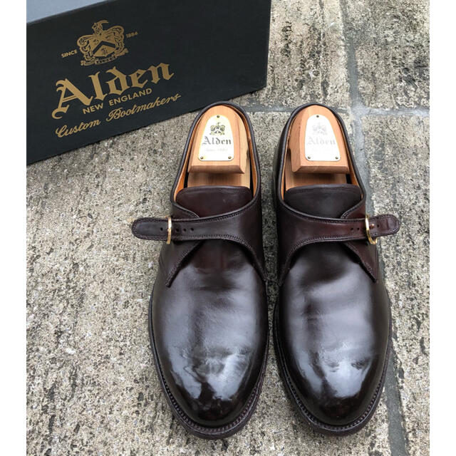 Alden(オールデン)の■コードバン■オールデン/モンク/ALDEN/9.5/27.5/ストレート/プレ メンズの靴/シューズ(ドレス/ビジネス)の商品写真