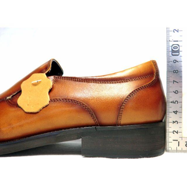 DLY7002 ブラウン 茶色 BROWN 25.5cm 本革 紳士 メンズの靴/シューズ(スリッポン/モカシン)の商品写真