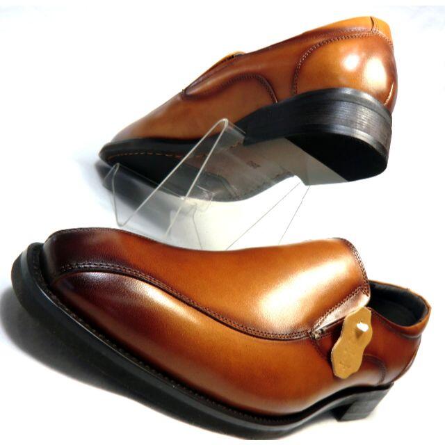 DLY7002 ブラウン 茶色 BROWN 25.5cm 本革 紳士 メンズの靴/シューズ(スリッポン/モカシン)の商品写真