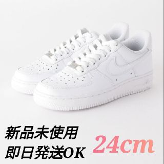 ナイキ(NIKE)の24cm　ナイキ エアフォース1 ロー ホワイト '07(スニーカー)