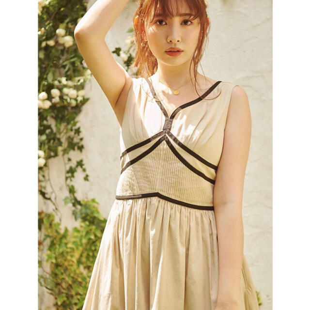 Back Double Bow Midi Dress herliptoの通販 by a|ラクマ