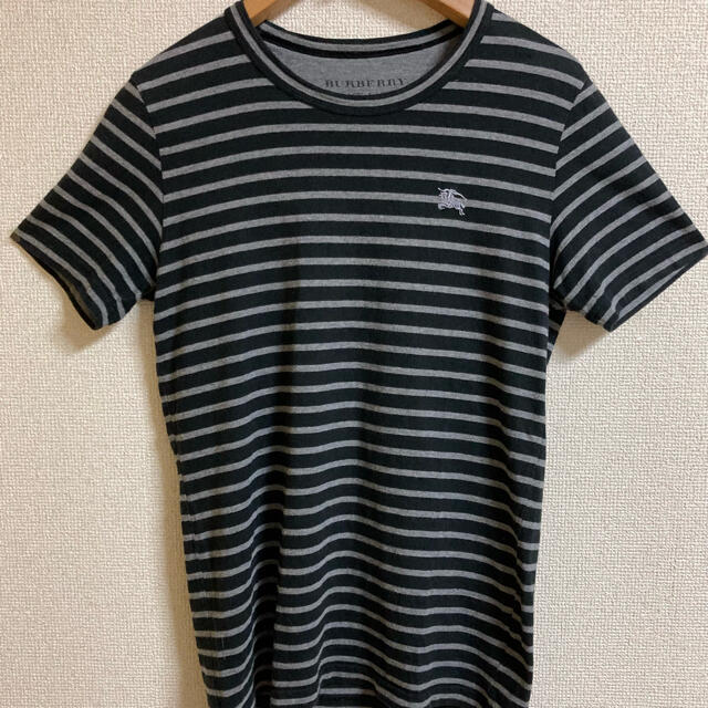 BURBERRY BLACK LABEL(バーバリーブラックレーベル)のBURBERRY BLACK LABEL 半袖カットソー/ボーダー柄Tシャツ メンズのトップス(Tシャツ/カットソー(半袖/袖なし))の商品写真